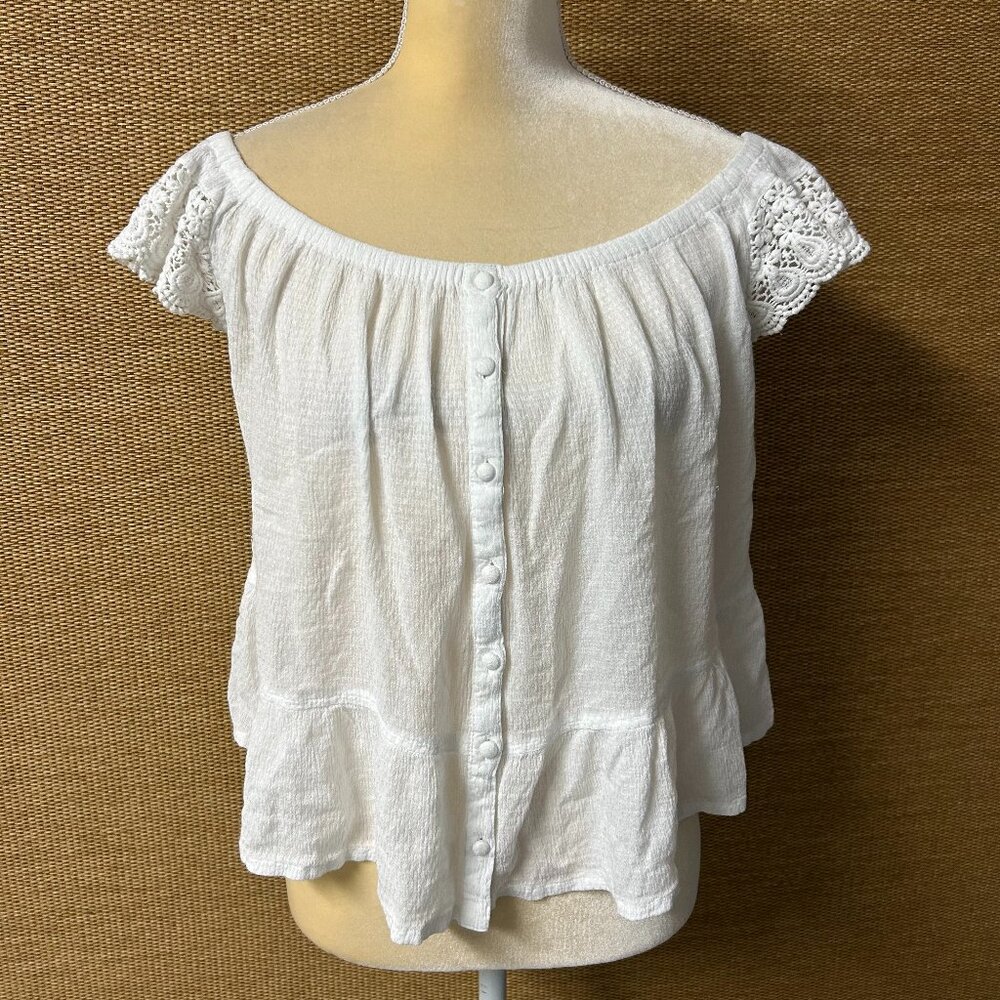 Rip Curl Top Womens Small White